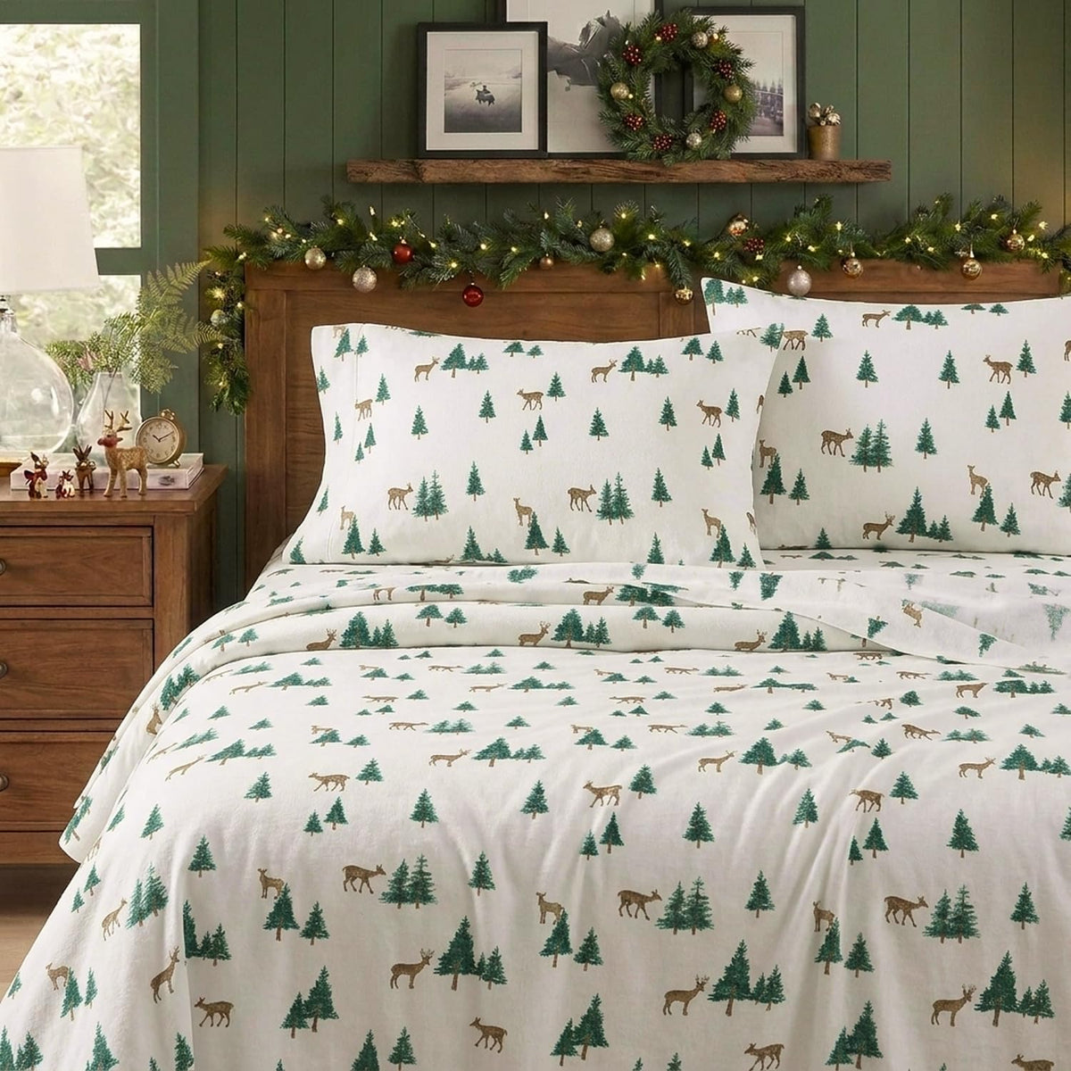 Eddie Bauer - King Sheet Set with Fitted Sheet & Pillowcases