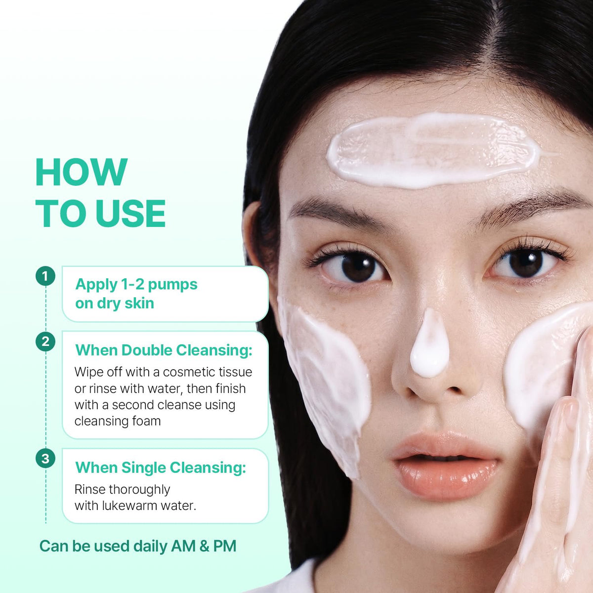 MAKE P:REM Safe Me. Relief Moisture Cleansing Milk, 6.76 fl.oz. (200mL)