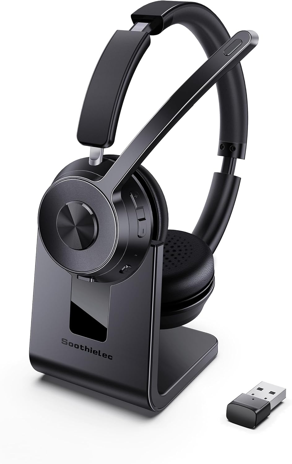 Wireless Headset With Mic For Work