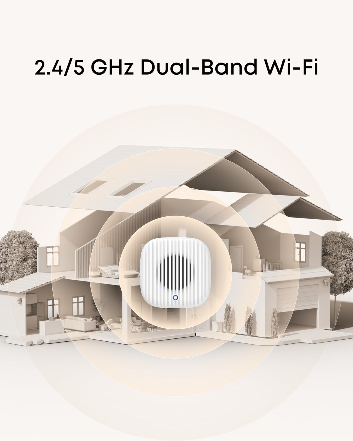 eufy Video Doorbell Chime 2, 10 Built-In Chimes, 2.4 GHz and 5 GHz Dual-Band Wi-Fi, Easy Setup, Bluetooth Auto-Pairing, Adjustable Volume Up to 80 dB