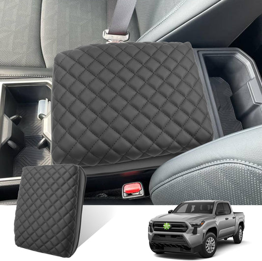 Ruiya 2024 2025 Tacoma Armrest Cover for Toyota Tacoma 2024 Accessories,Soft & Comfy Center Console Cover 2024 Tacoma Armrest Cover Compatible with 2024 Toyota Tacoma SR/SR5/Limited/TRD Sport/TRD Pro