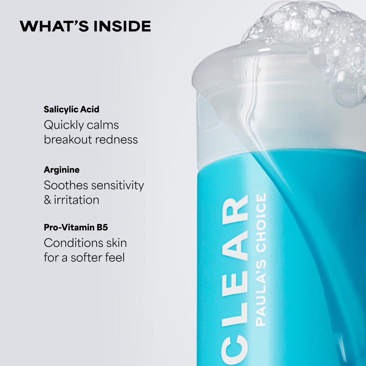Paula's Choice--CLEAR Acne Cleanser--For Facial Acne, Breakouts, Redness, Clogged and Enlarged Pores, Blackheads--1-6 oz Bottle