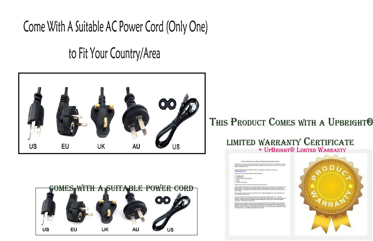 UpBright 12V AC/DC Adapter Compatible with Korg SP 250 SP250 PA 50 PA50 SD PA50SD LP 250 350 LP250 LP350 Pro Arranger Lifestyle Digital Piano Keyboard MP 10 MP10 Pro Media Player 12VDC 4A Power Supply