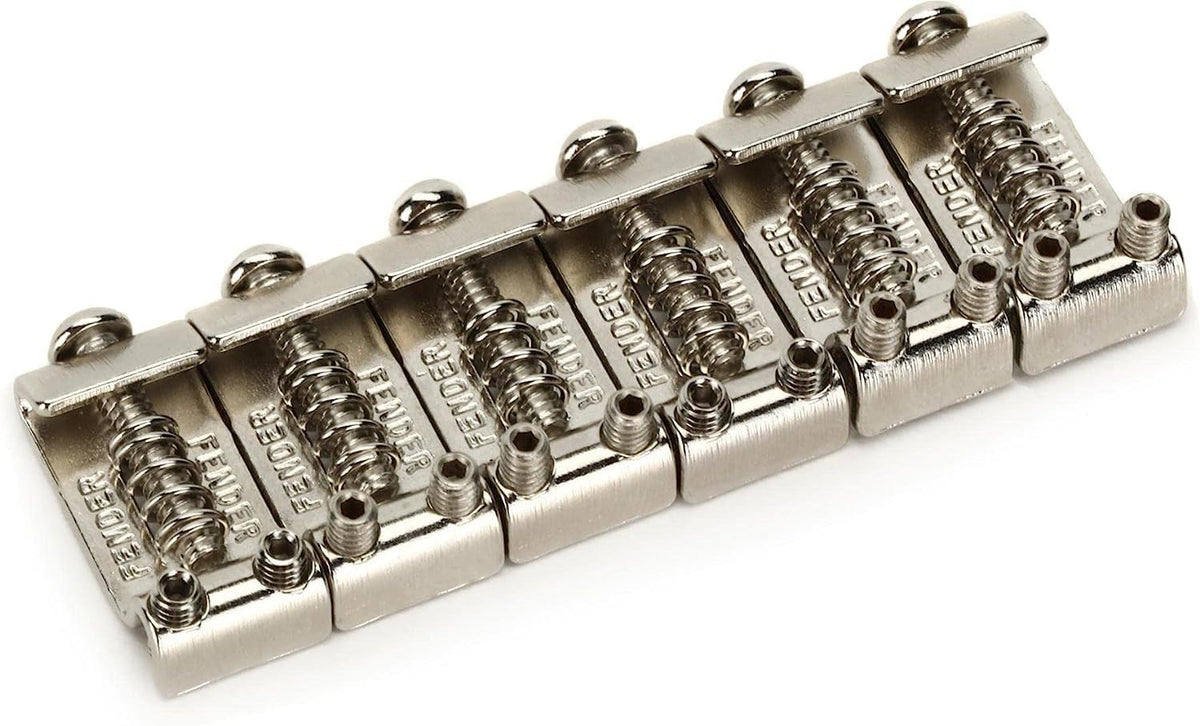 Fender American Standard 2008 Stratocaster Bridge Saddles - Steel with Nickel Finish