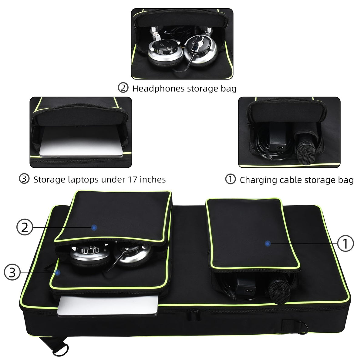 DJ Controller Case fits for Pioneer DDJ FLX10 / 1000 / 1000SRT / GRV6