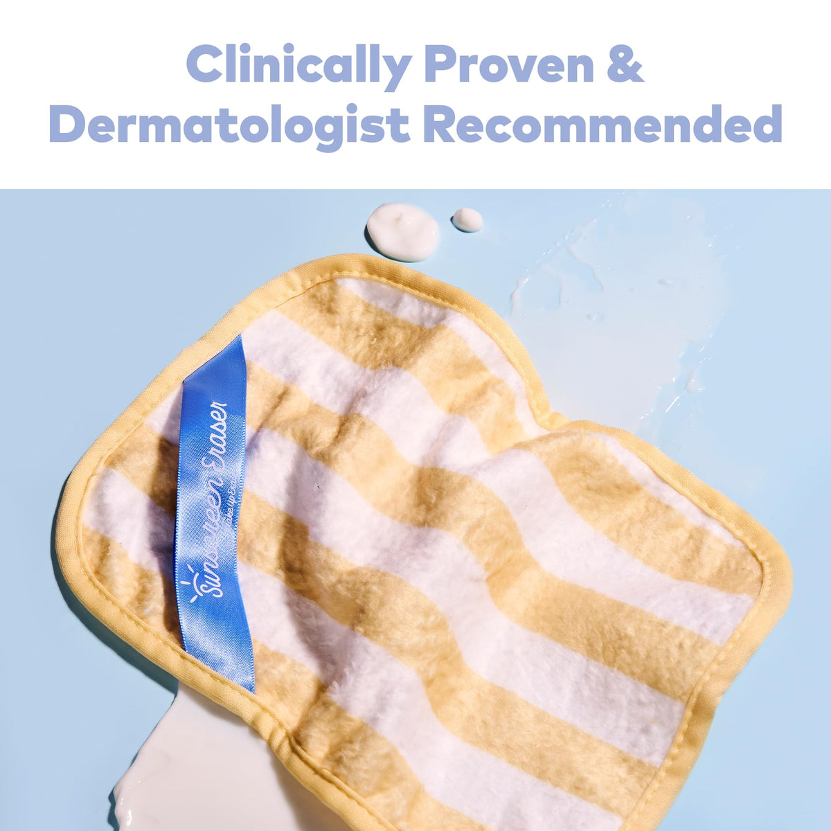 The Original Sunscreen Eraser, Effortlessly Remove Zinc & Mineral Sunscreen Using Only Water, 1 ct.