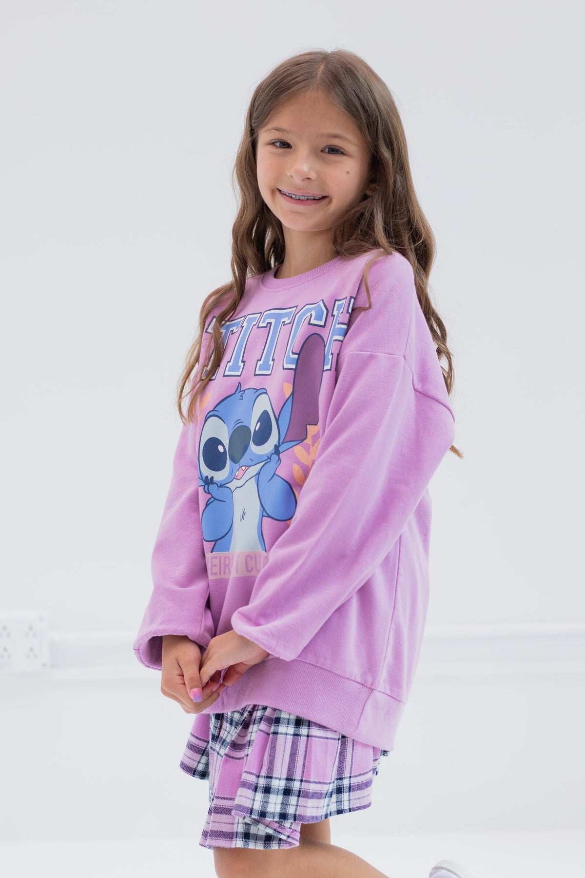 Disney Stitch Girls Skirt Set
