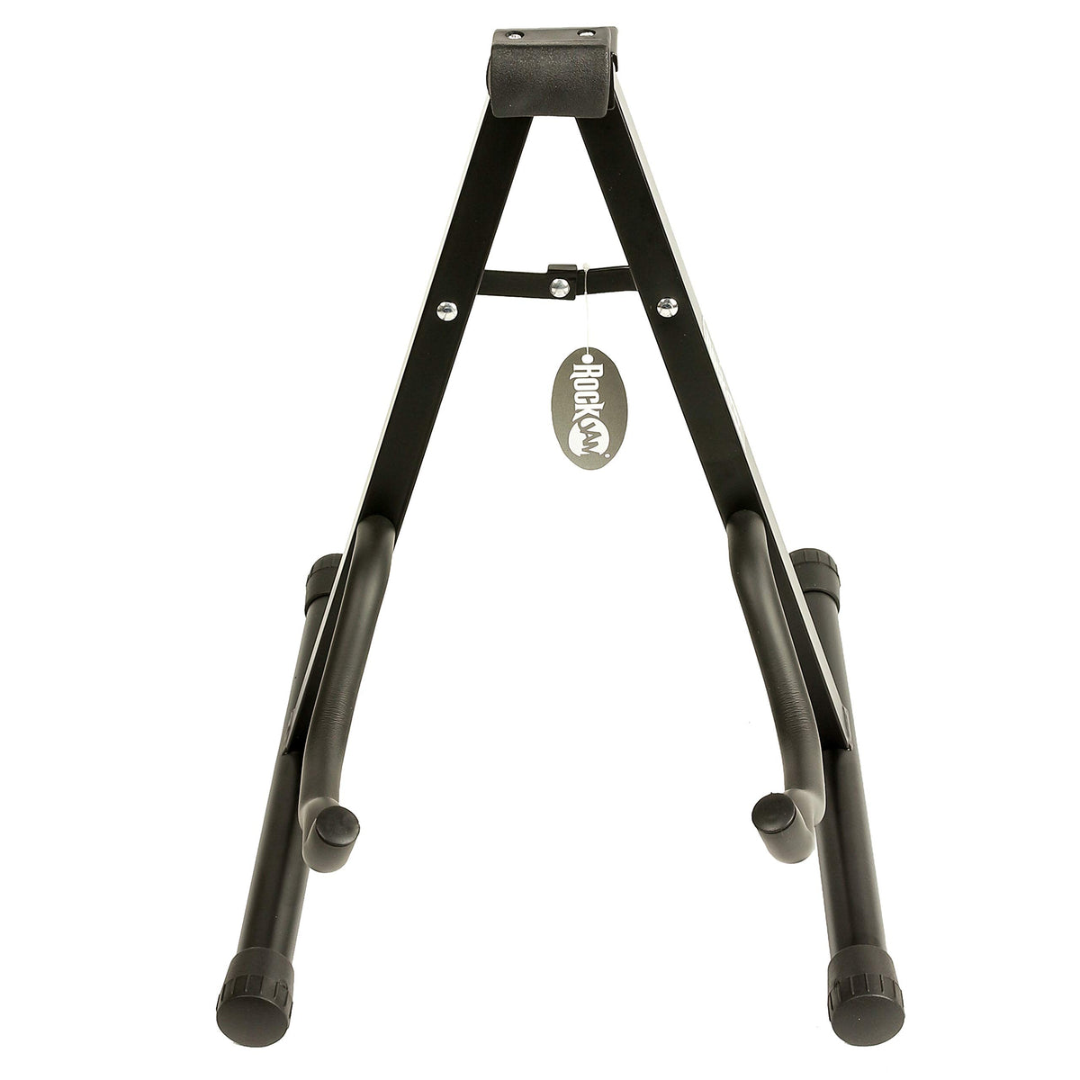 RockJam A Frame Folding Guitar Stand with Cushioned Arms