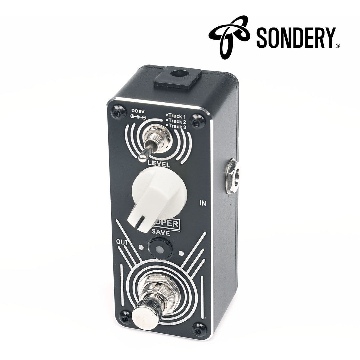 Sondery Looper Pedal Triple Loop Each Track 30 Minutes Looping Time
