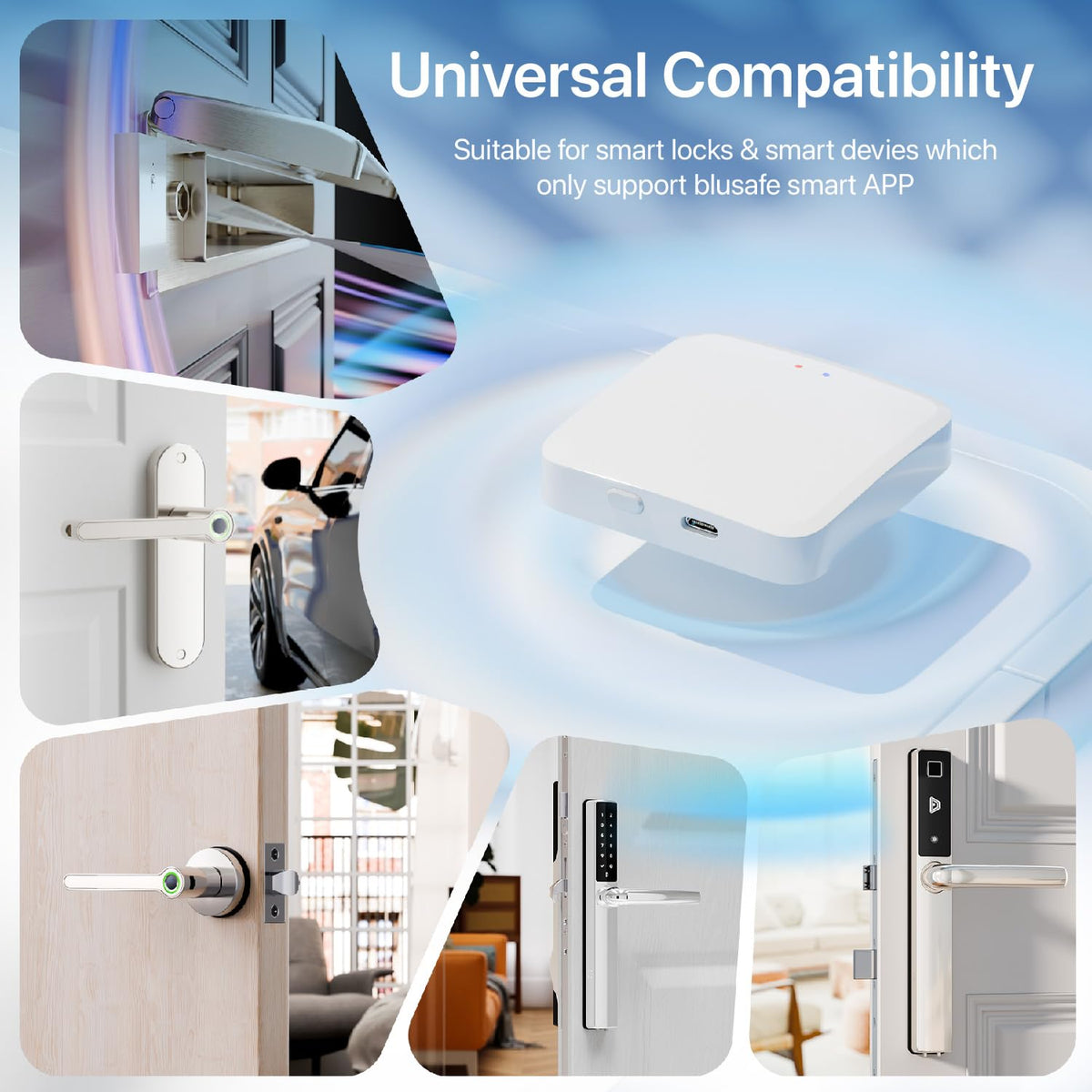TUYA WiFi Gateway for Smart Lock Ring Doorbell Fingerprint Deadbolt