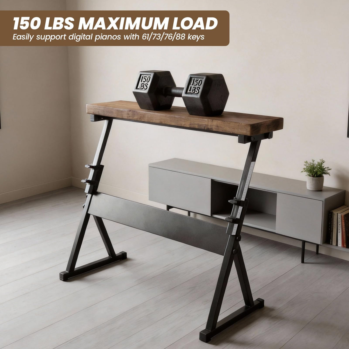 tipatyard Adjustable Z Style Keyboard Stand