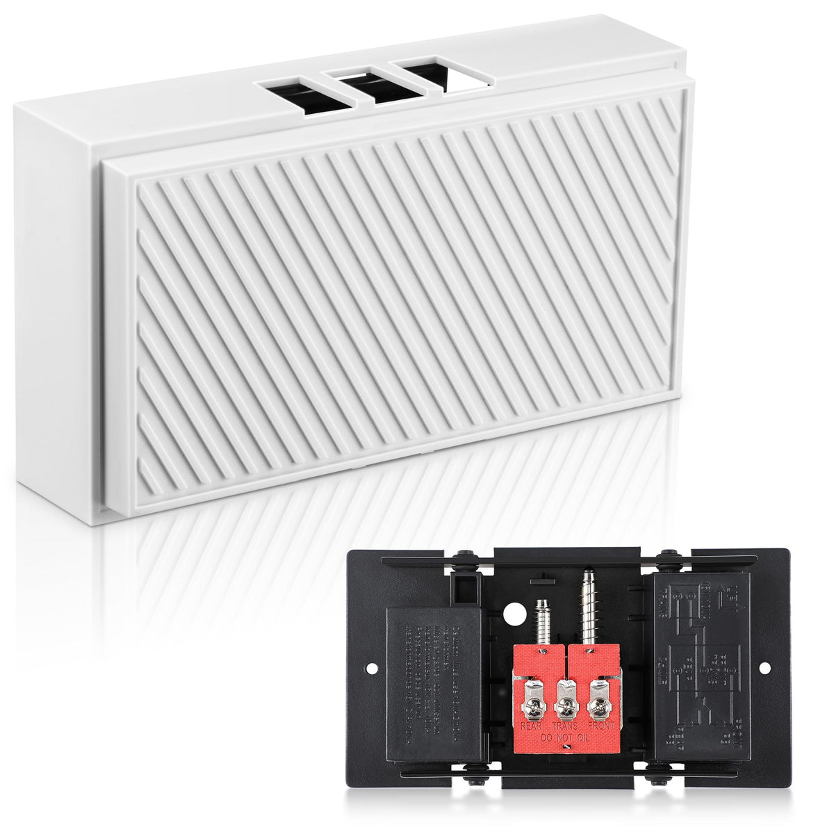 Wired Doorbell Chime, 16V 10VA Front and Rear Door Chime, Delicate Style
