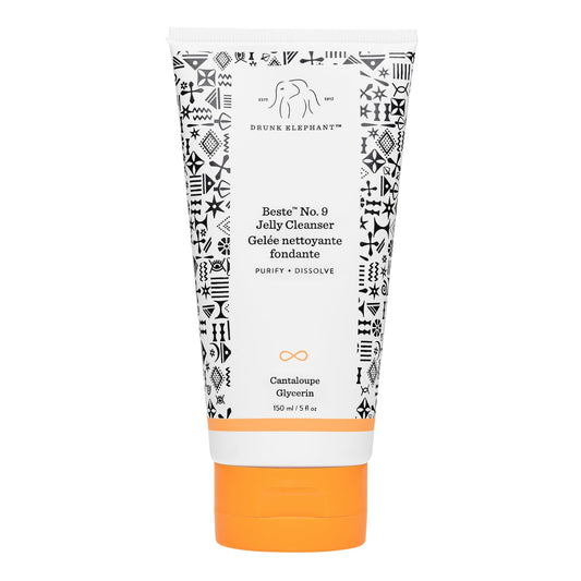 Drunk Elephant Beste No. 9 Jelly Cleanser - 150 ml/5 fl oz - Travel-Size Gel Face Wash - Clean Clinical Skincare - Cruelty-Free - Dermatologist-Tested - Free of Essential Oils, Silicones & Fragrance