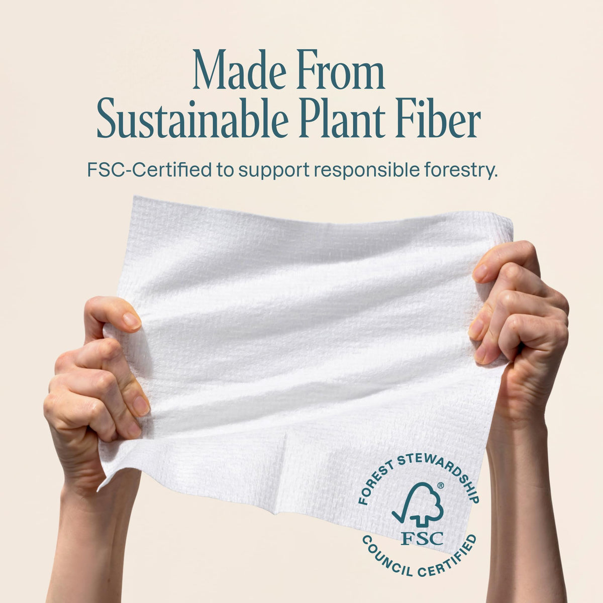 Cliganic Face Towels XL, Disposable Makeup Remover, Soft Dry Wipes, 100 ct