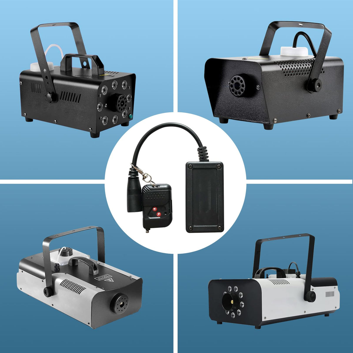 Fog Machine Remote Controller, Exclusively for 315MHz Frequency 400/500/900/1500W Fog Smoke Machine | 2-Key ON/OFF, 45ft Range, 3-Pin Manual Control (Verify Frequency Before Purchase)