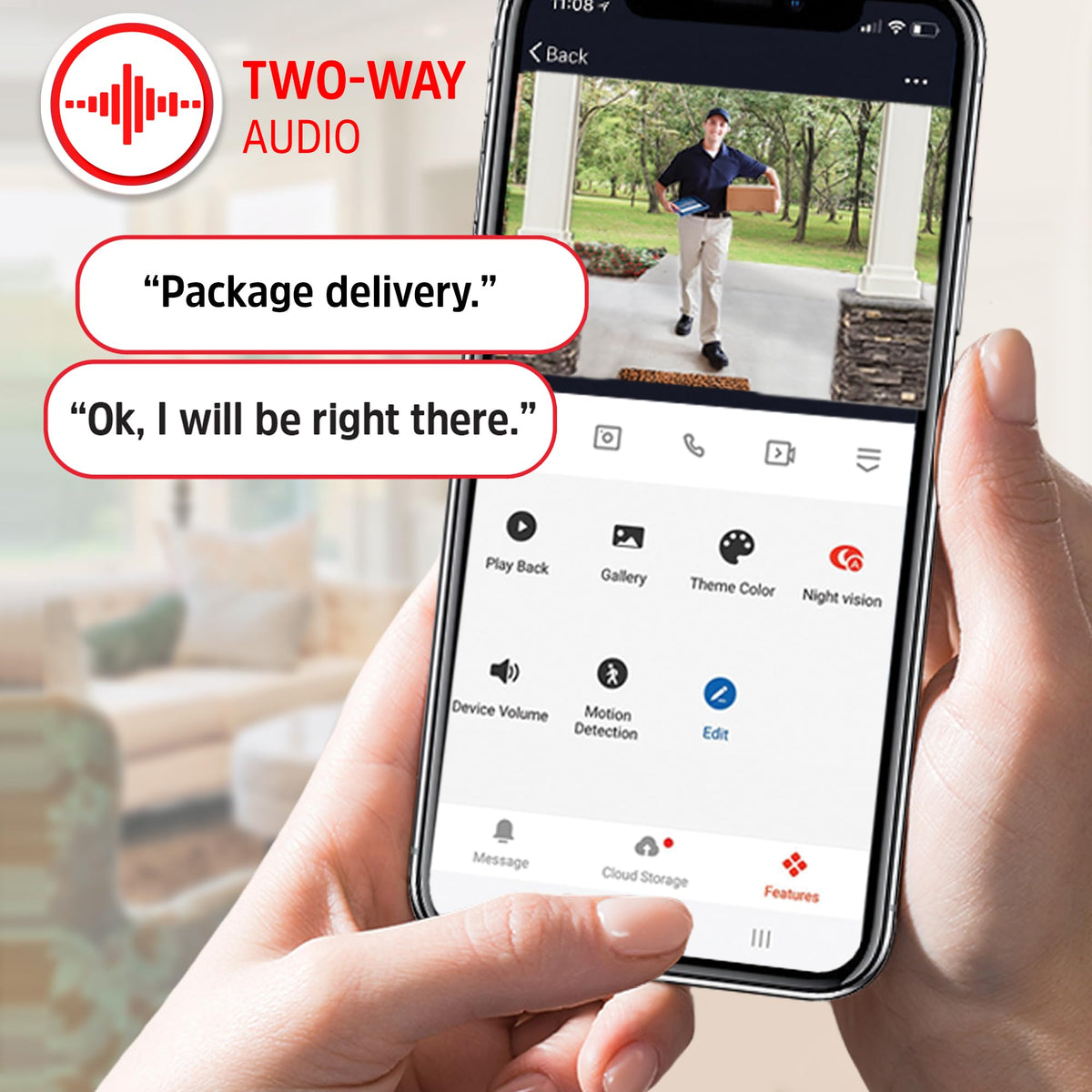 Energizer Smart 2K Doorbell & Chime, Wired Video Doorbell Security Camera, 2-Way Audio, Night Vision, Cloud & Micro SD Storage, Remote Access App, Motion Sensor, Live Viewing, Requires Existing Wires