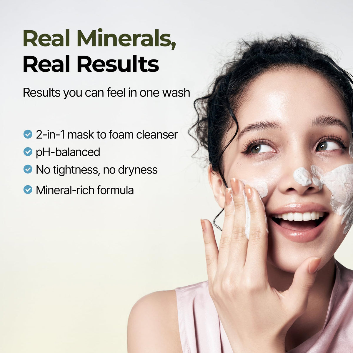 BRMUD Relief Mud Pack To Foam Cleanser - Pore & Sebum Skin Care 3.71 fl oz