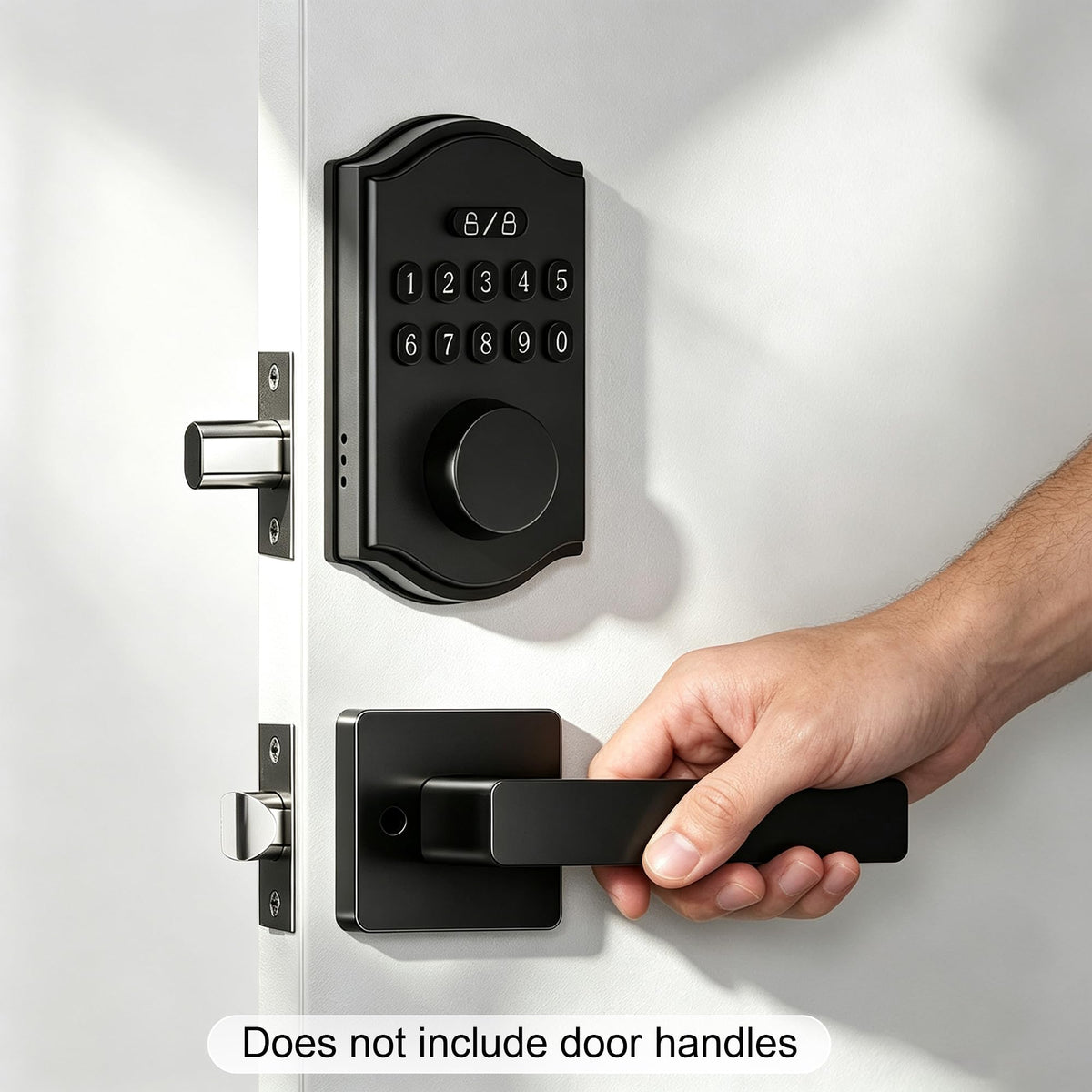 Keyless Entry Door Lock with Keypad,Smart Deadbolt, USB Emergency Charge
