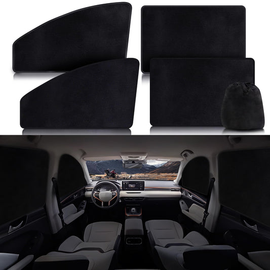 ZATOOTO Magnetic Car Window Shades 4PCS, Car Window Covers Ultimate Privacy