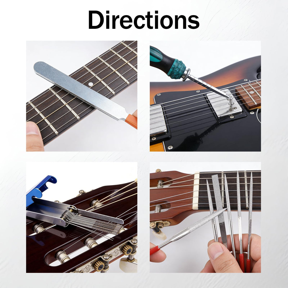 Banworks 25 Pcs Guitar Repairing Tools Setup Kit with Carry Bag