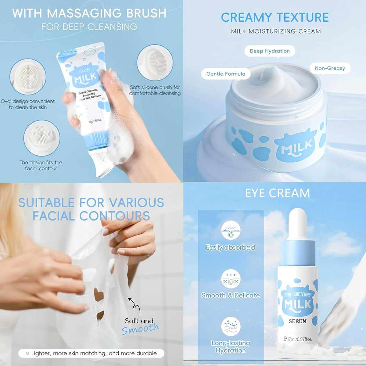Gentle Milk Skincare Set Girls