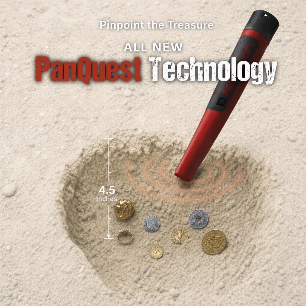 PANCKY Metal Detector Pinpointer with Shovel Combination Set