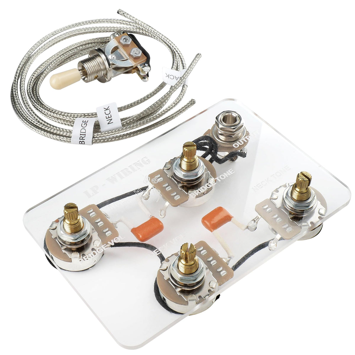 Musiclily Pro LP STD Vintage 50s Pre-wired Wring Harness Kit Upgrade
