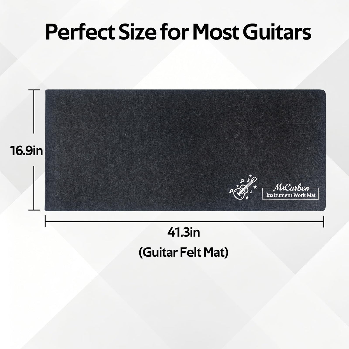 Guitar Repair Mat Kit with Neck Rest, Felt Work Mat, String Winder, Fret Polishing Tools, Cleaning Accessories and Storage Bags – Complete Maintenance Set for Acoustic & Electric Guitars