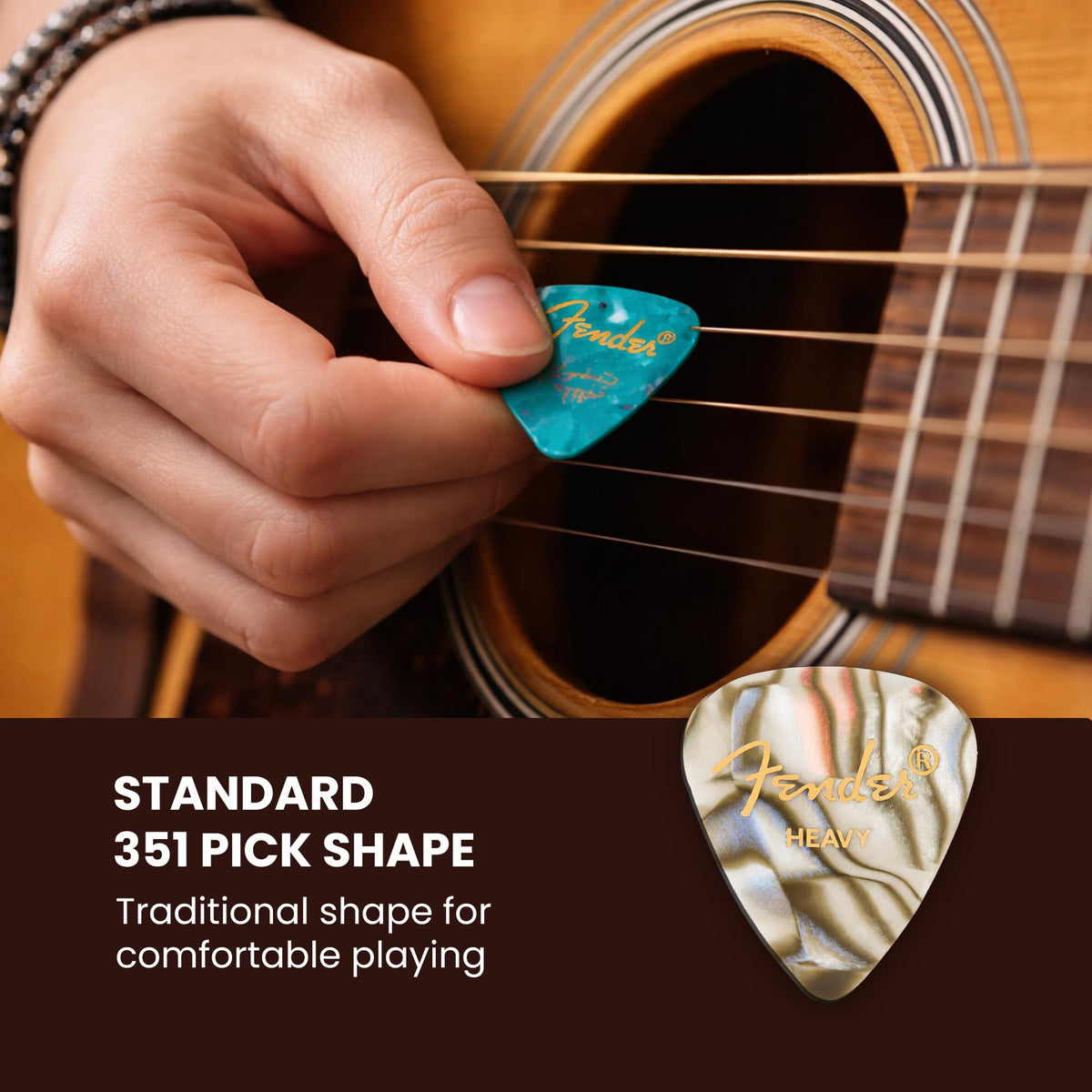 Fender Premium Picks Sampler - 12 Pack Includes Thin, Medium & Heavy Gauges (Austin Bazaar Exclusive)
