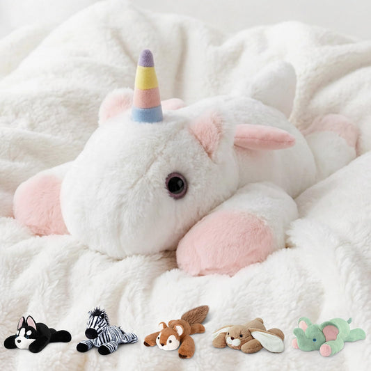 Niuniu Daddy Weighted Stuffed Animals, 20 in 3.3 lbs, Unicorn Calming Plush
