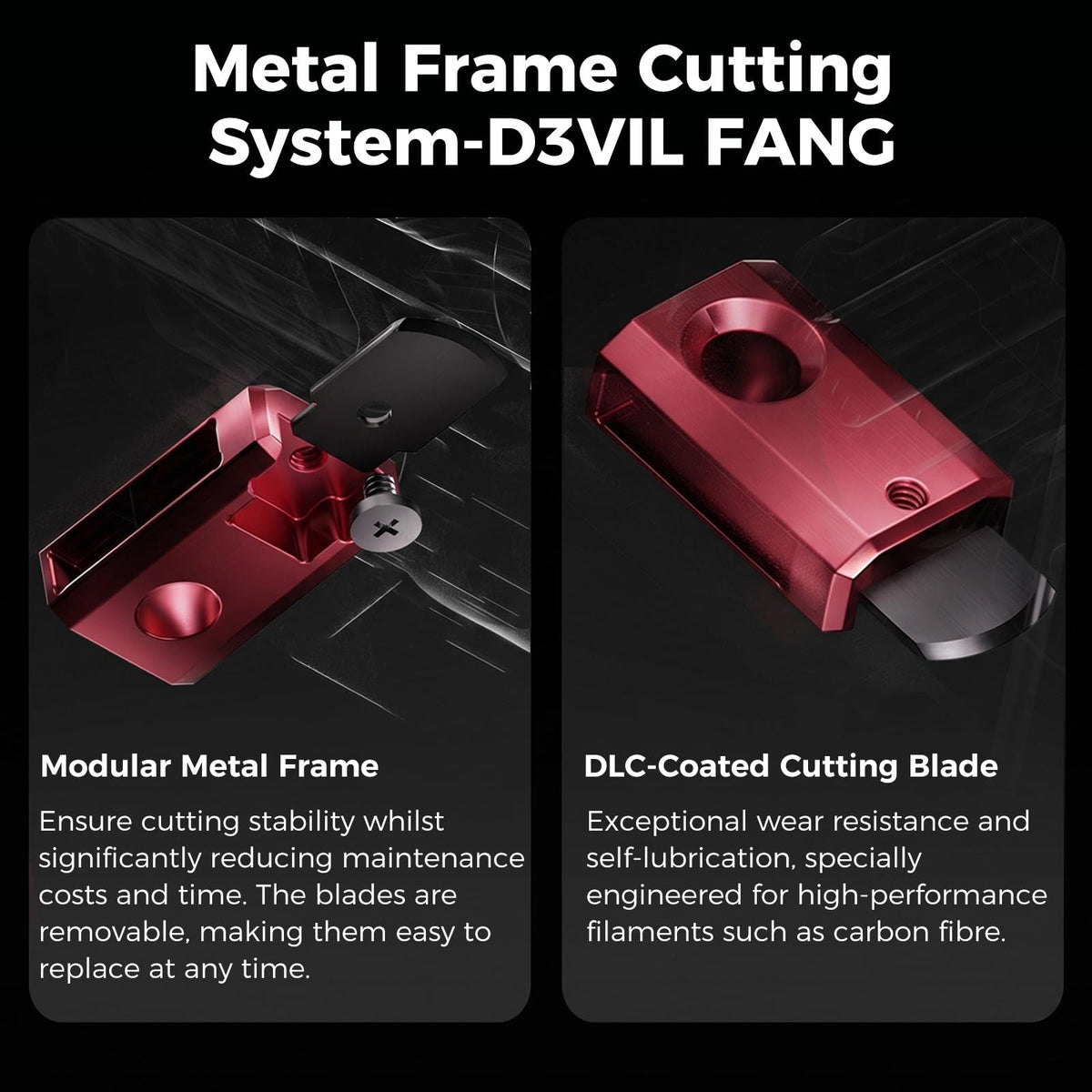 Creality DXC2 Extruder, Upgrade K2 Plus/K2/K2 Pro Extruder, Magnetic Snap-On 1s Quick Replace with DLC Filament Cutter, Official K2 Series Dual Gear Feeding Extrusion for Creality 3D Printers