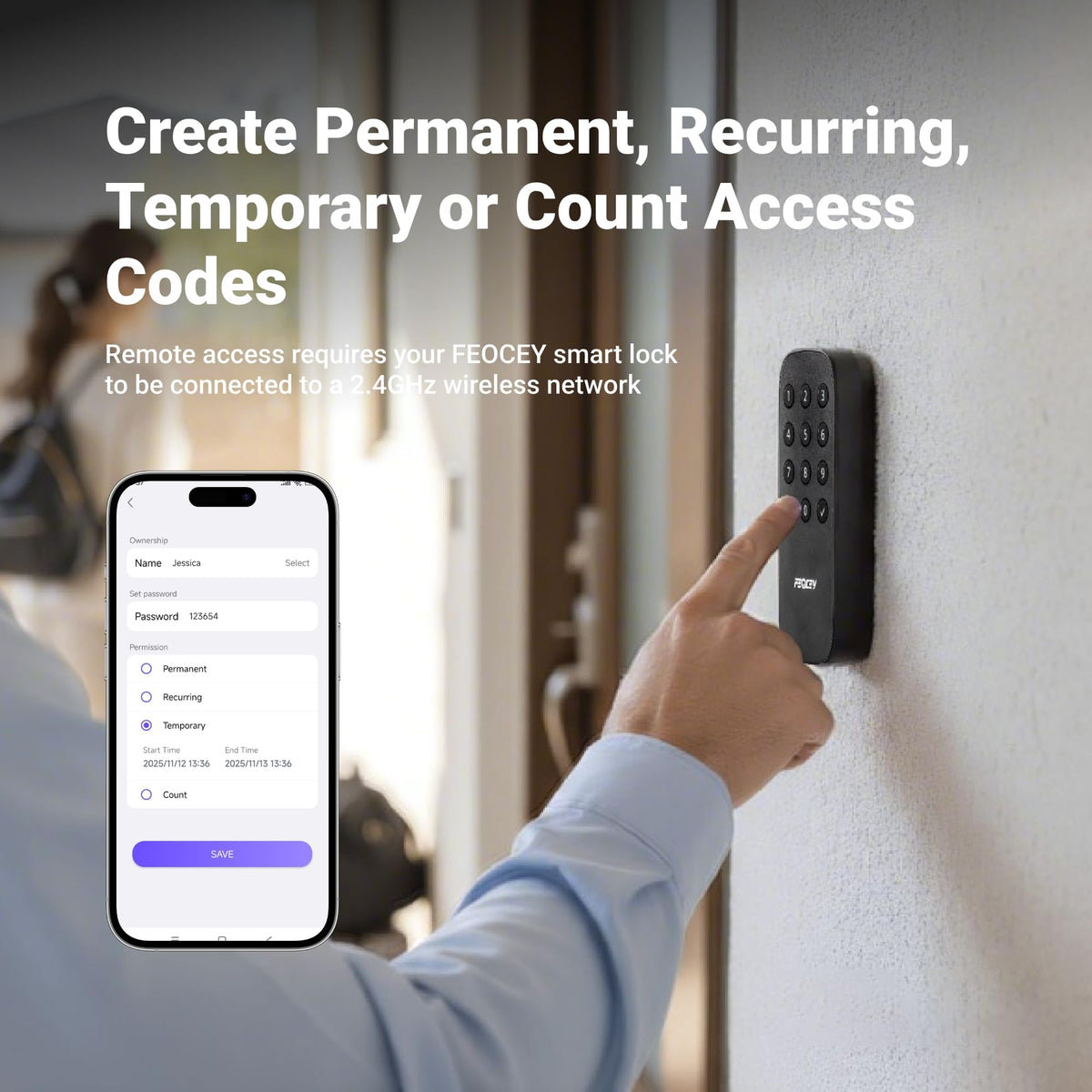 Magkic Keypad for FEOCEY X GEN 1 Retrofit Smart Lock