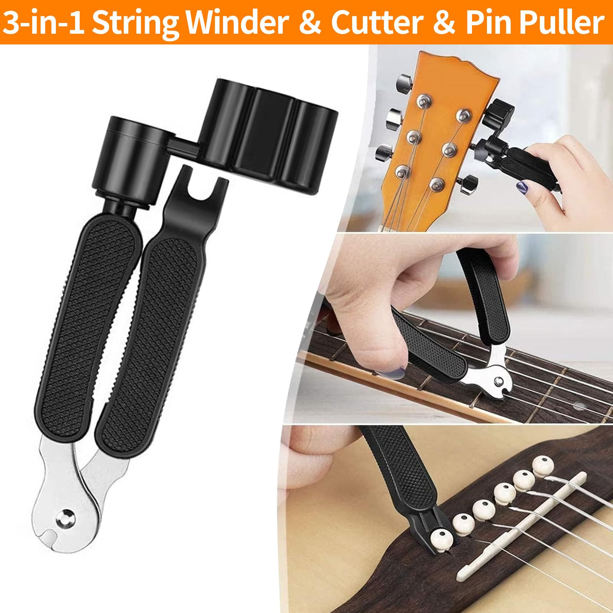 159 Pcs Guitar Tool Kit, Professional Guitar Repair Kit, Guitar Maintenance Kit with Guitar Tools Accessories and Carry Bag, Guitar Setup Kit for Electric Guitar Acoustic Guitar Ukulele Banjo Bass