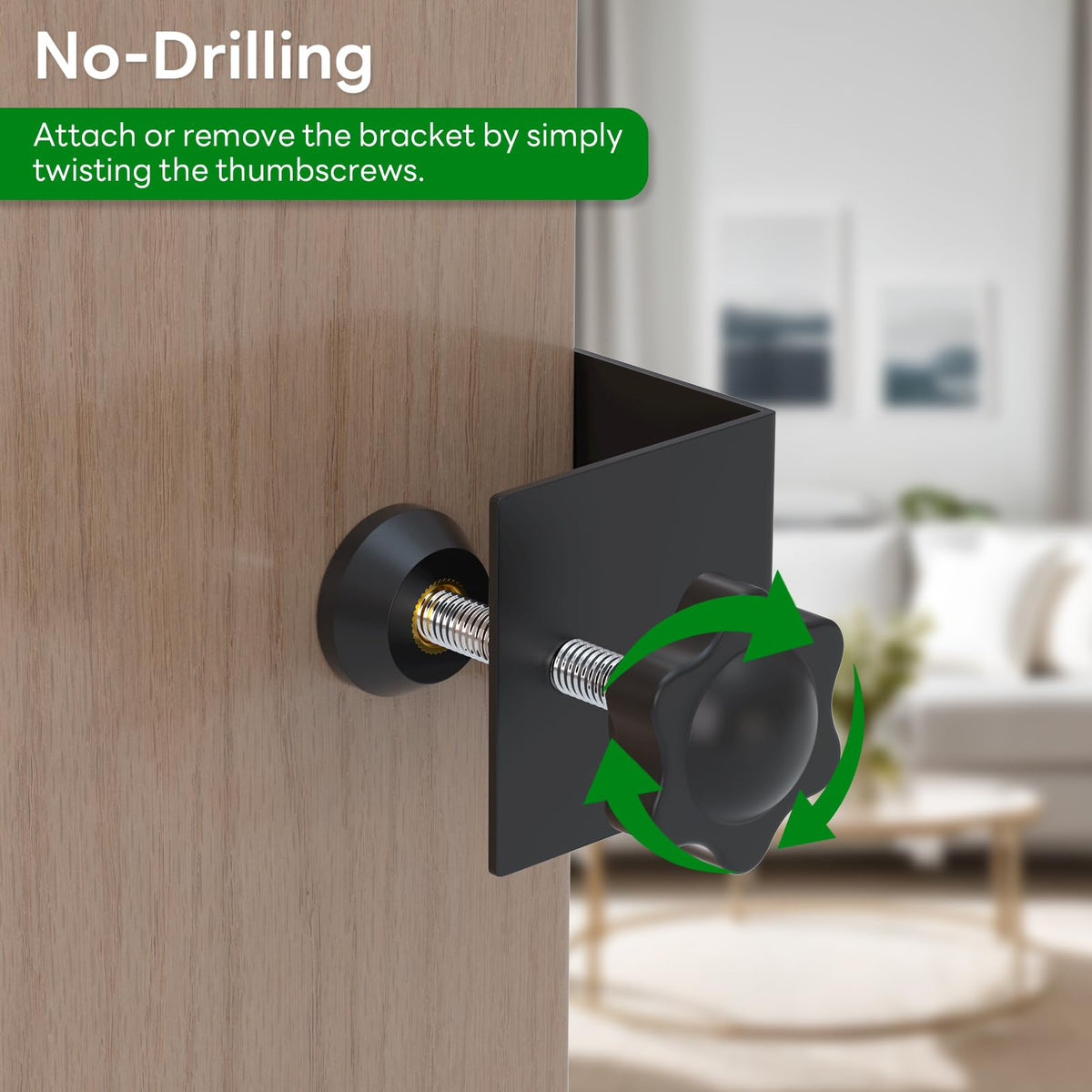 Aaeytby Anti-Theft Doorbell Camera Mount Compatible with Orbitell Video Doorbell, Anti-Blocks Motion Sensor, Adjustable Mounting Bracket Accessories for Houses, Apartments, Businesses, Rentals-Black