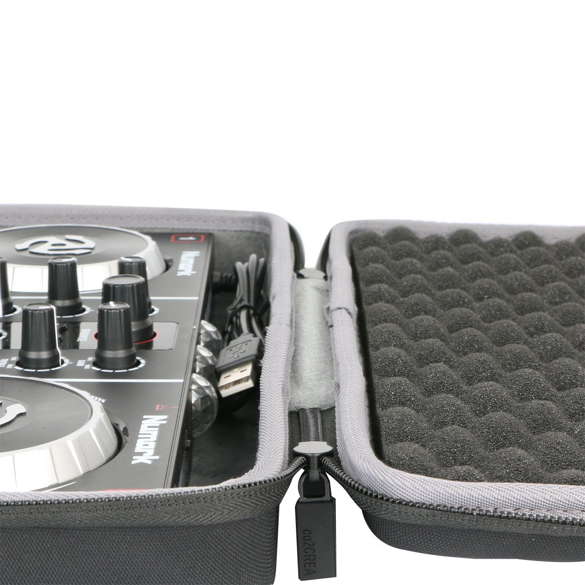 co2CREA Hard Case replacement for Numark Party Mix II DJ Controller