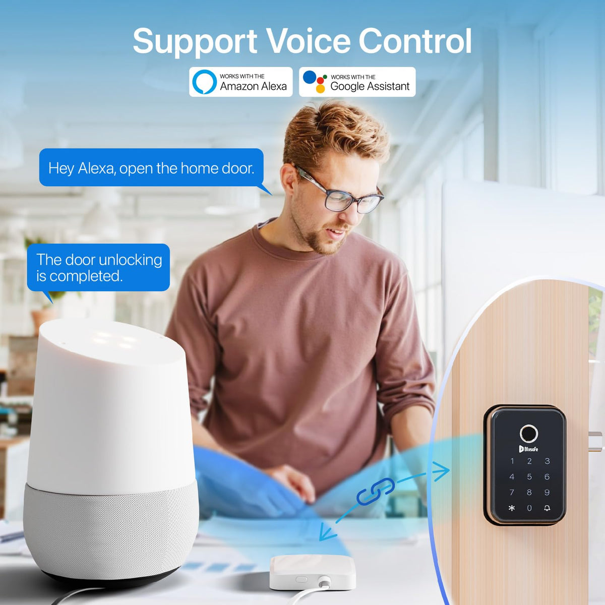 TUYA WiFi Gateway for Smart Lock Ring Doorbell Fingerprint Deadbolt