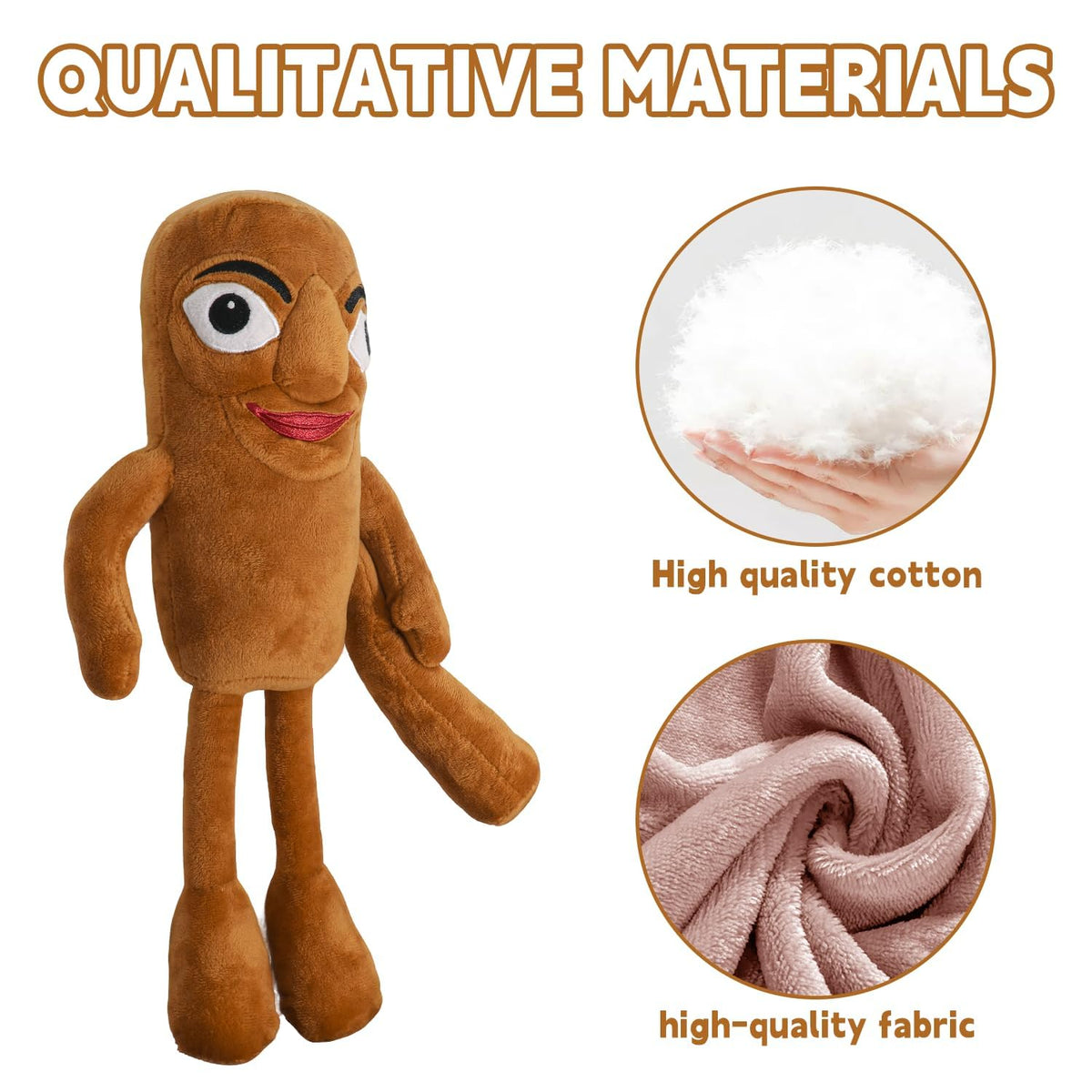 TBKETR Italian,Tung Tung Tung Sahur Plushies Toy 16inch for Fans Gift, Soft Stuffed Animal Pillow for Home Kids' Bedroom Decor, Birthday Christmas Choice for Boys Girls(Tung)