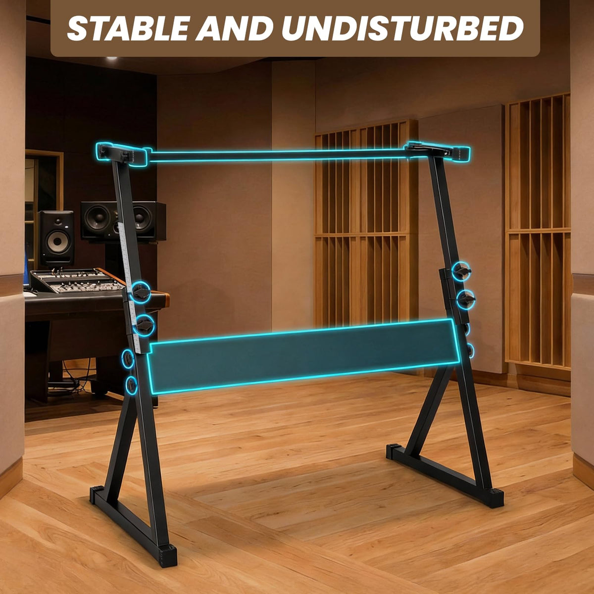 tipatyard Adjustable Z Style Keyboard Stand