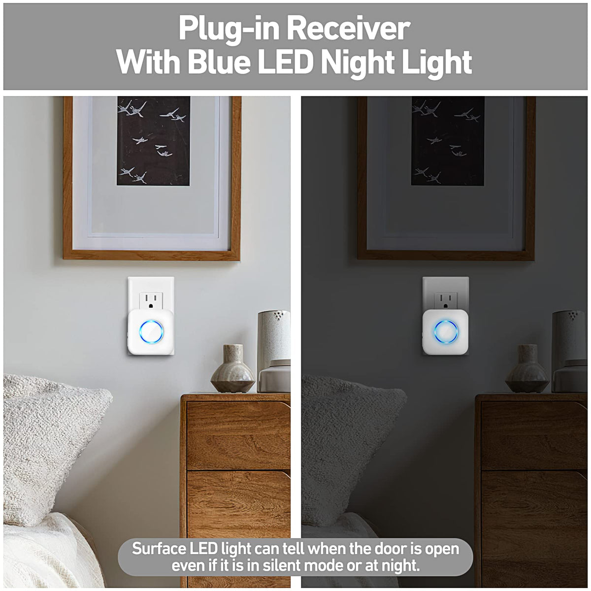 Satisure Wireless Doorbell Chime for Google Nest Doorbell (Wired, 2nd Gen& 3rd Gen) Doorbell Extender with Receiver Connects to Existing Hardwired 58 Chimes and 5 Volume (1 Video Extender 1 Receiver）