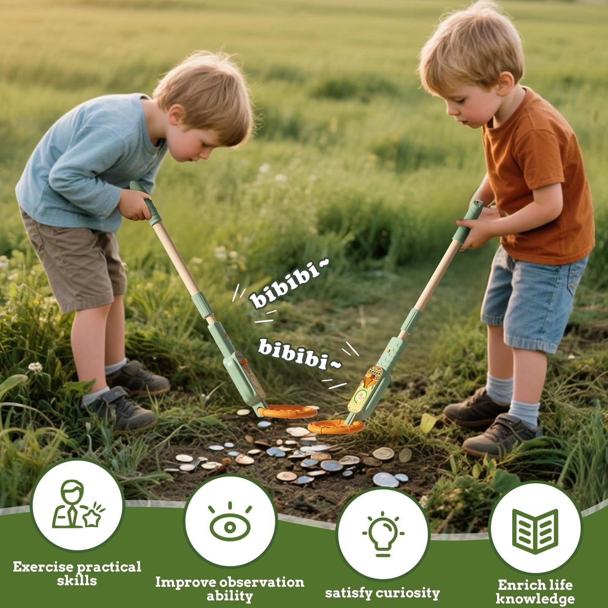 KOALA DIARY Children's Metal Detector kit-Outdoor Explorer Kit (Ages 3+) ﻿