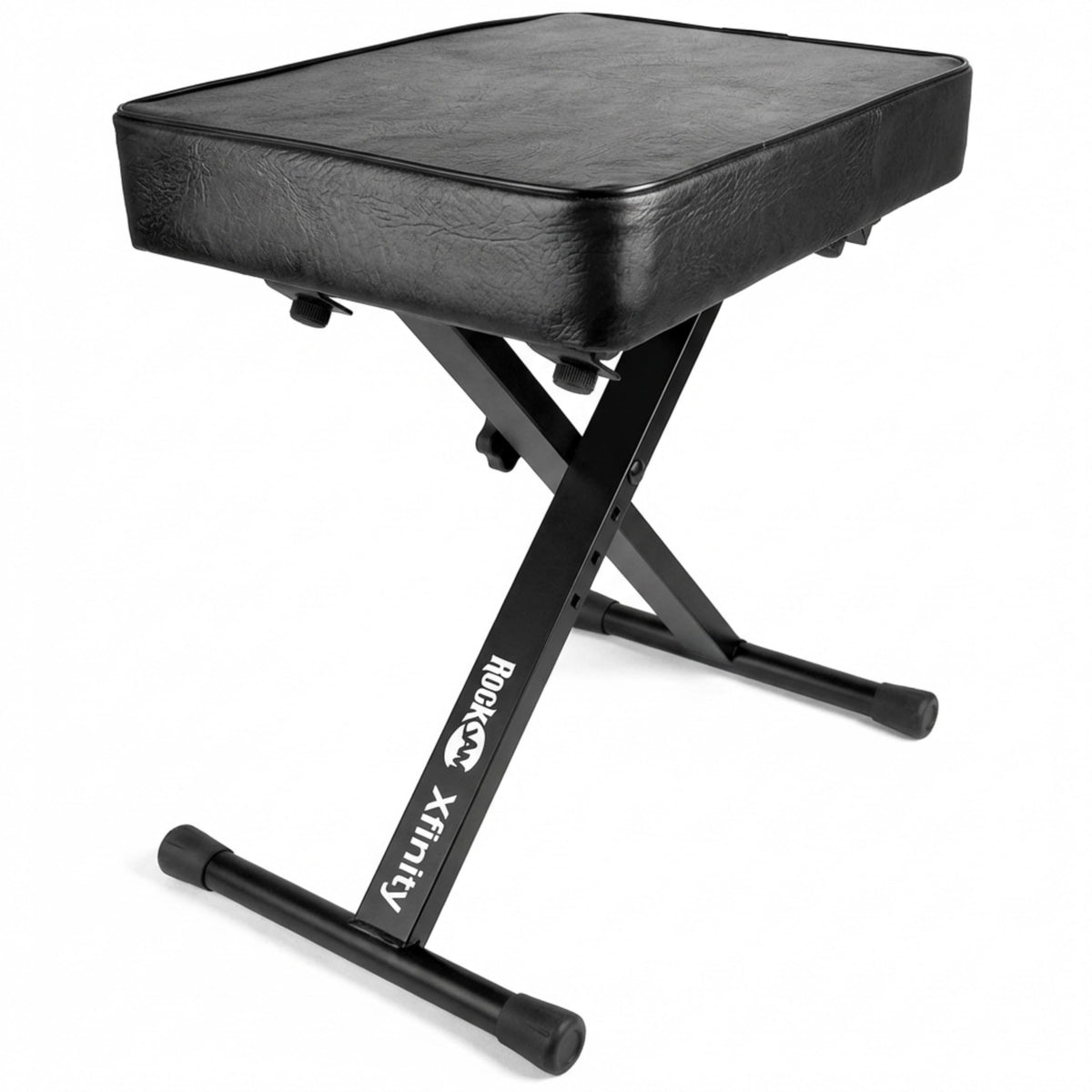 RockJam RJKBB100 Adjustable Padded Piano Bench, Keyboard Stool