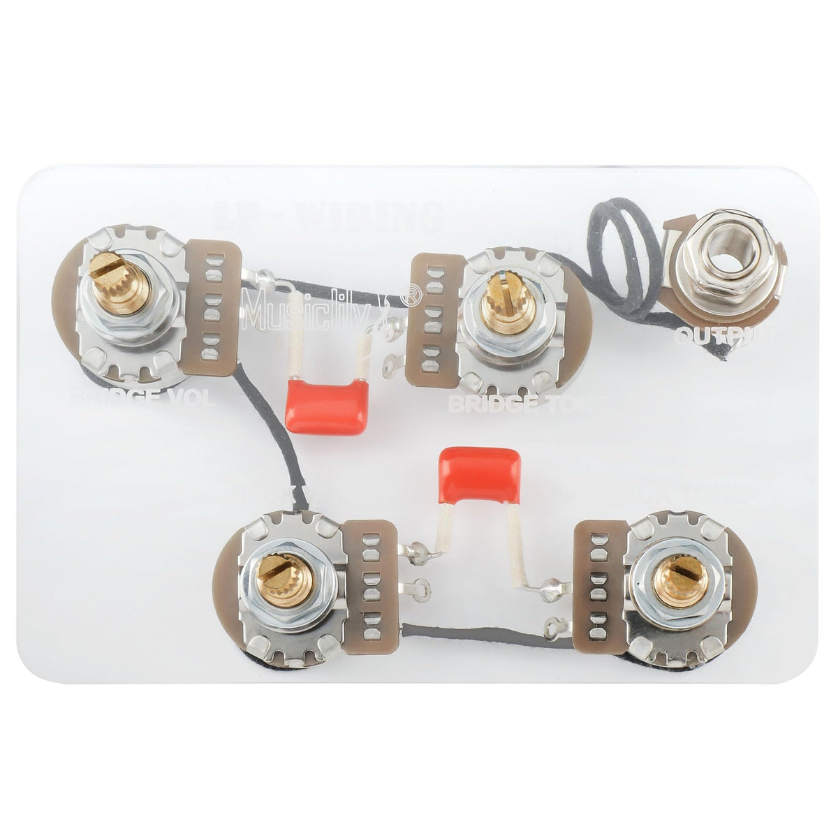 Musiclily Pro LP STD Modern 60s Pre-wired Wring Harness Kit Upgrade