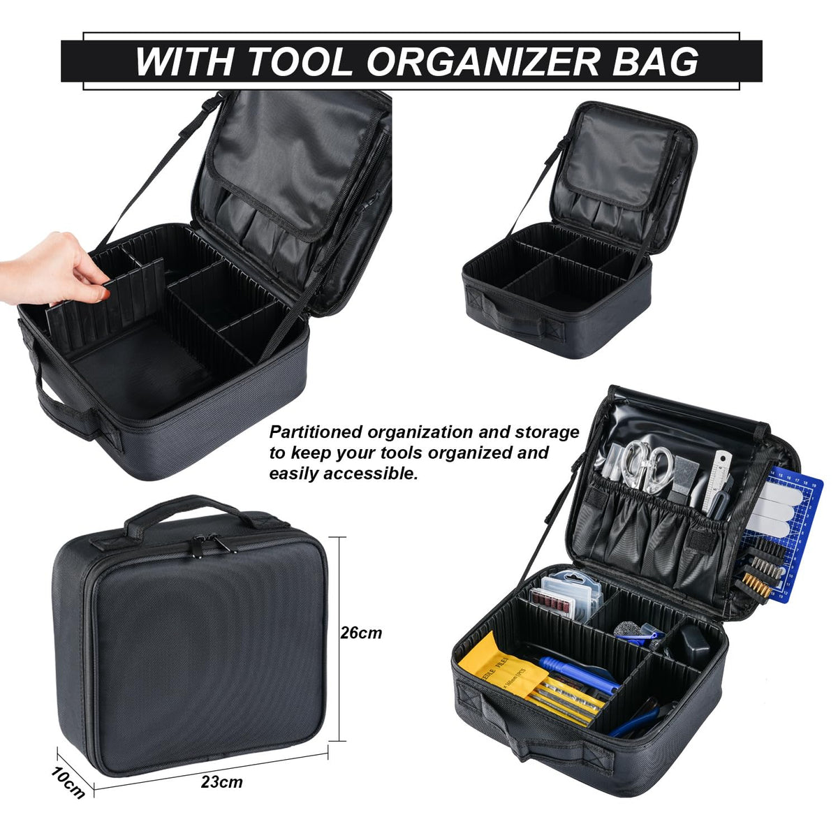 124Pcs 3D Printing Accessory Tools with Tool Bag