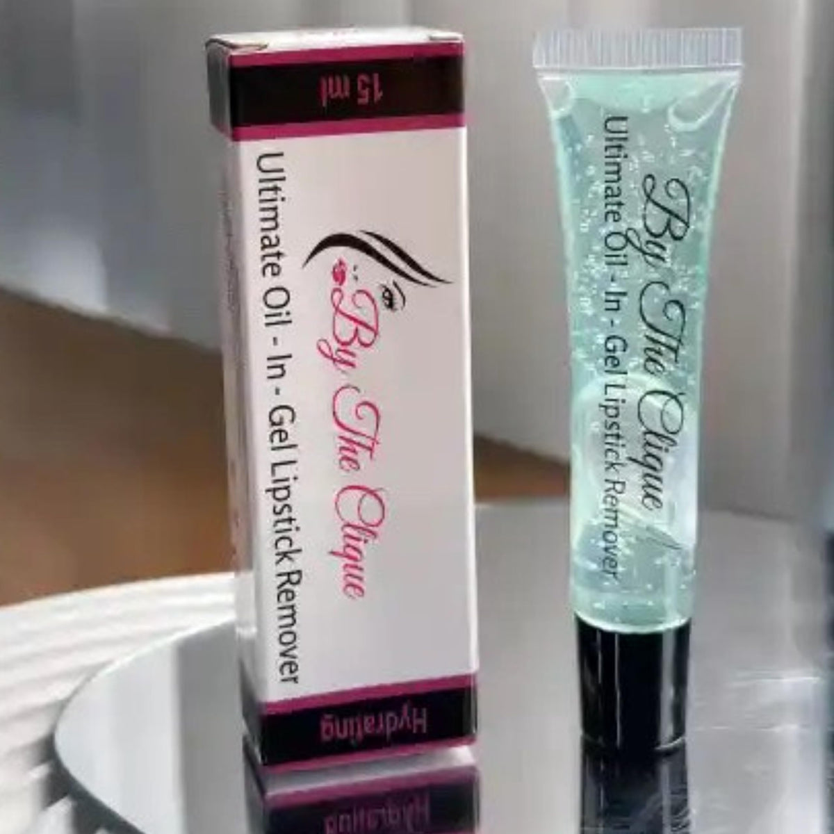 By The Clique Premium Matte On Fire Orange Red Lip Liner and Hydrating Lipstick Remover Set