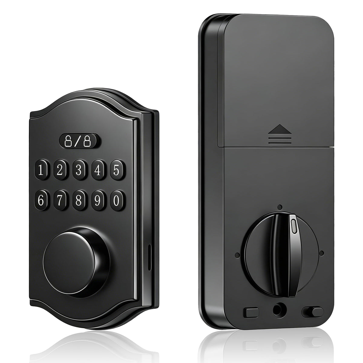 Keyless Entry Door Lock with Keypad,Smart Deadbolt, USB Emergency Charge