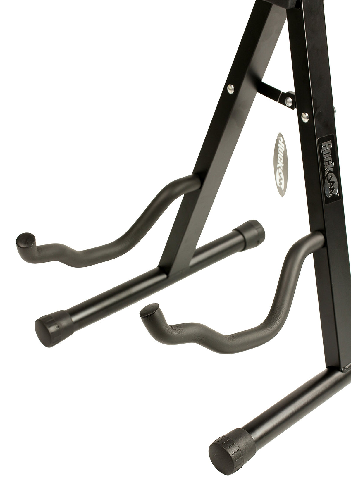 RockJam A Frame Folding Guitar Stand with Cushioned Arms
