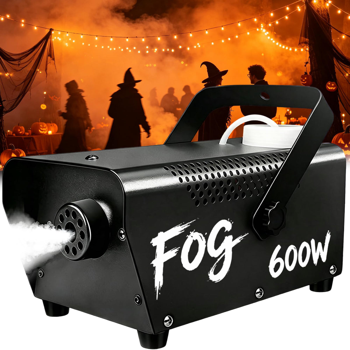 Fog Machine 600W Halloween Smoke machine Indoor Outdoor Stage