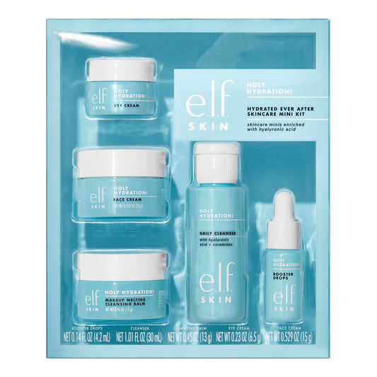 e.l.f. SKIN Holy Hydration! Hydrated Ever After Skincare Mini Kit, Travel