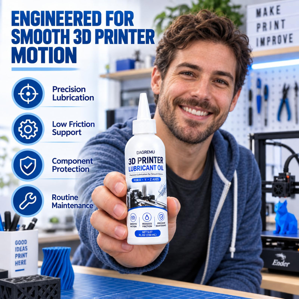 3D Printer Lubricating Oil 150ml Synthetic Bearing Lubricant