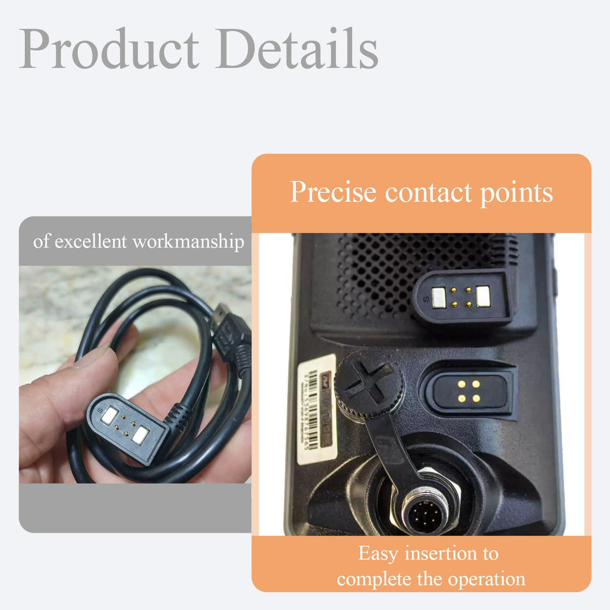 2Pack Magnetic Charge Cables for the Equinox 600 700 800 900/ X-Terra Series Minelab Metal Detectors Repair Parts